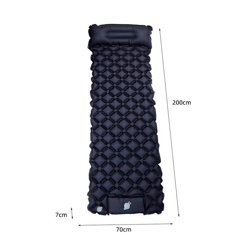 Ultralight Inflatable Sleeping Pad with Pillow - 1-2 Person Camping Mattress
